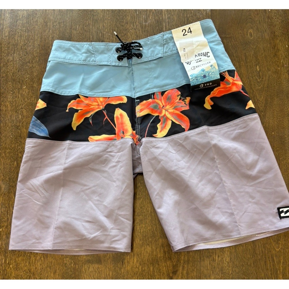 Billabong Boys Tribong Pro Boardshort Purple 24
